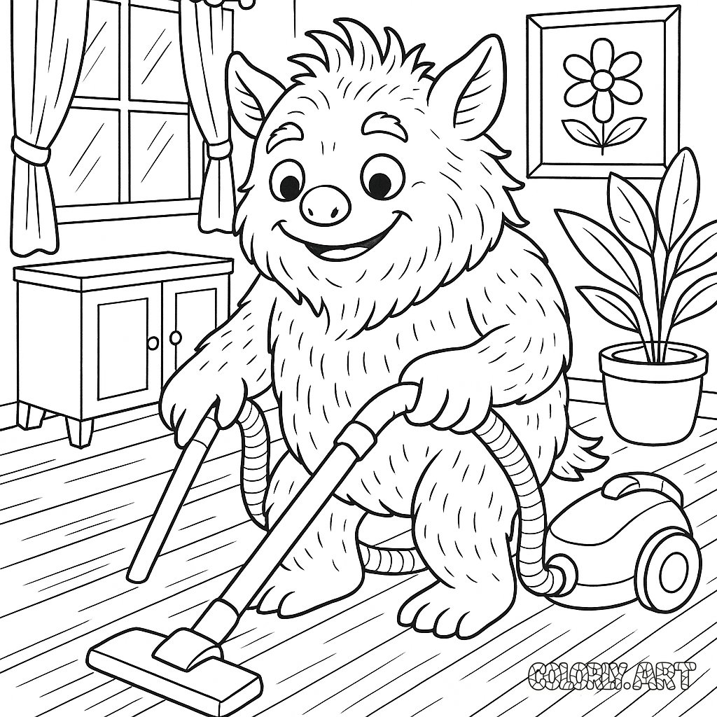 Creature Doing Chores